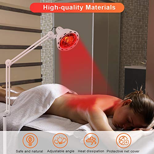 Infrared Light Therapy, Serfory 275W Near Infrared Heat Lamp for Pain