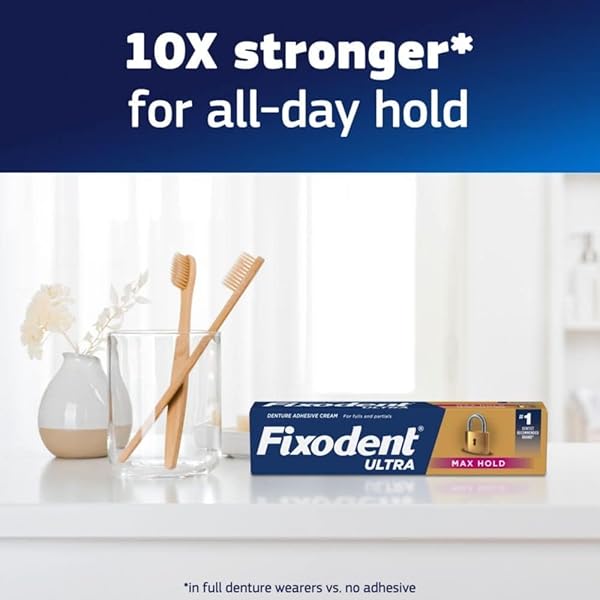 FIXODENT ULTRA MAX HOLD DENTAL ADHESIVE (2.2 OZ. 3 PK.)