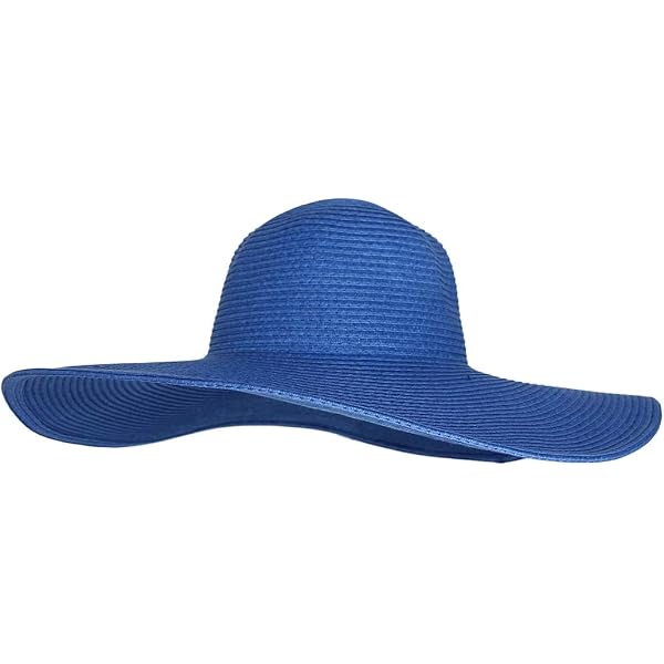 Blue Wide Brim Hat from Four Seasons Boutique Accessories | Blue Wide Brim Hat From Four Seasons Boutique  main image 2