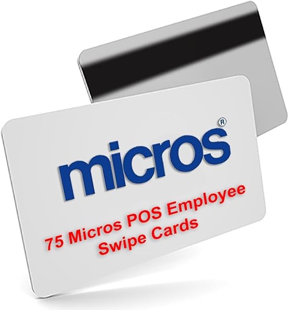 75 Micros POS Server Swipe Cards Office Products