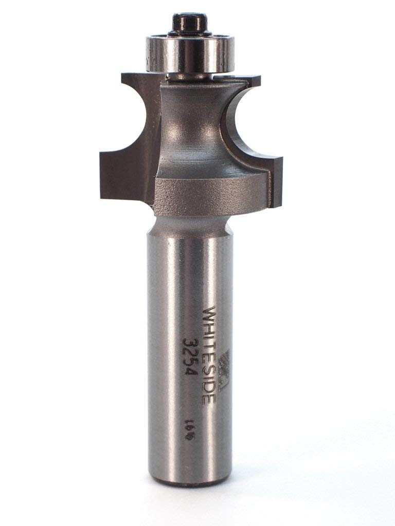 Whiteside Router Bits 3254 Edge Beading Bit with 1-1/16-Inch Large Diameter and 3/4-Inch Cutting Length