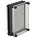 Kicko 3.75 x 5 Inch Classic 3D Pin Art Board - 1 Pc Silver Metal Pinscreen Needle Set - Handprint Sculpture, Novelty Game, Image Carving, Learning Toy, Party Favor and Decoration for Children, Adults