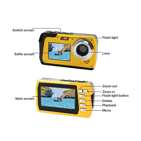 wasserdichte Digitalkamera mit 21 MP und Full HD Camcorder – Bild 7