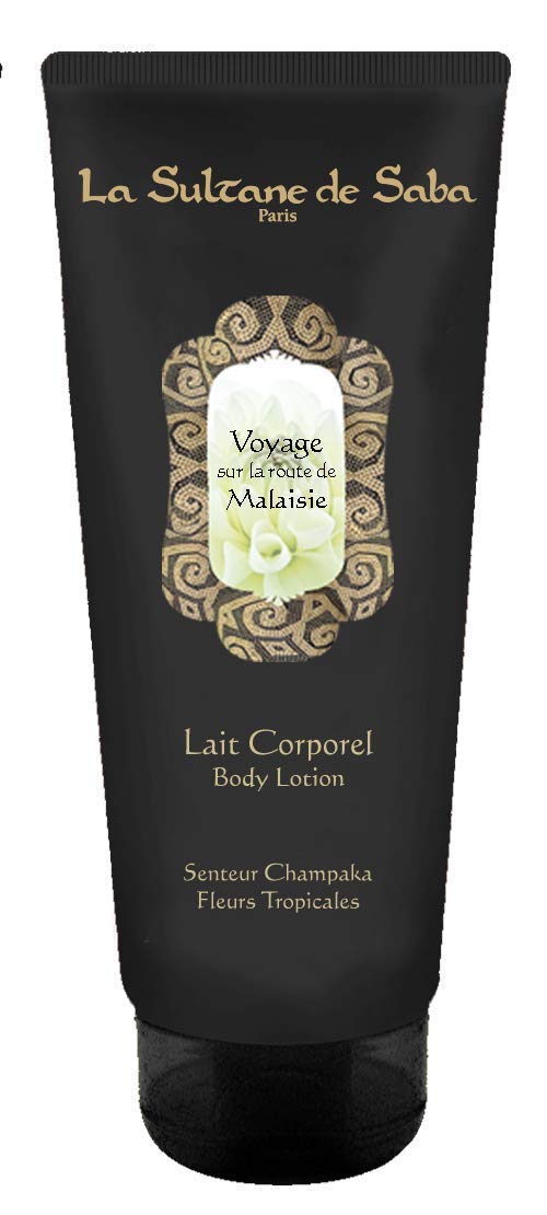 La Sultane de Saba - Body lotion Champaka and tropical flowers, 200ml - Traveling on the road to Malaysia