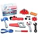 Kids Toy Tool Box Pretend Play Set with 15 Construction Accessories for Boys & Girls,Mumu Sugar