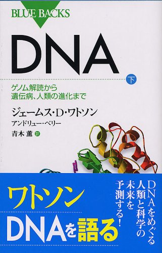 Dna 下 ゲノム解読から遺伝病 人類の進化まで ブルーバックス ジェームス D ワトソン アンドリュー ベリー 青木 薫 本 通販 Amazon