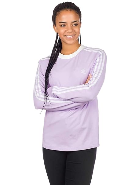adidas Originals Damen Longsleeve 3 Stripe T-Shirt LS