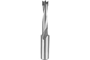 uxcell Brad Point Drill Bits for Wood 7mm x 68mm Right Turning Carbide for Woodworking Carpentry Drilling Tool
