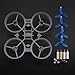 BETAFPV Beta65S 65mm Whoop Frame Kit with 7x16mm 17500KV Brushed Motors and 3-Blades 31mm Props Upgrade Version for Eachine011c etc