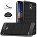 Dretal Nokia 3.1 Case, Carbon Fiber Shock Resistant Brushed Texture Soft TPU Phone case Anti-Fingerprint Flexible Full-Body Protective Cover for Nokia 3.1 (2018) (Black)