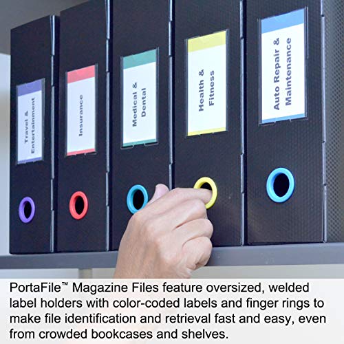 Ultimate Office PortaFile Magazine File Vertical File Organizer Box