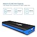 EC Technology 22400mAh Power Bank Ultra High Capacity External Battery 3 USB Port External Battery Pack With LED Flashlight Portable Charger for iPhone, iPad, Samsung, Nexus, HTC and More-Black&Blue