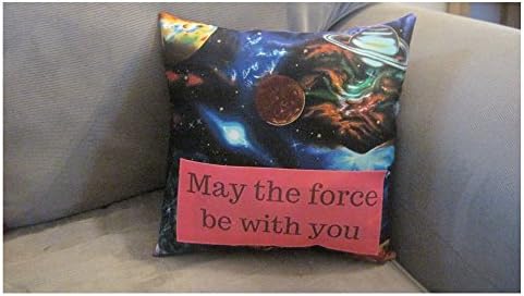Trek items may the force be with you galaxy pillow with saying universe throw pillows home decor