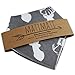 Bandana Bib Set of 4 by Matimati Baby - Extra Absorbent Drool Bibs with Snaps for Boys & Girls (Gold & Gray)