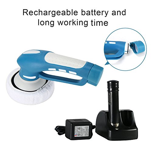 Car Polishing, Mini Cordless Car Polisher Buffer Handheld Electric Car