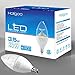 Holigoo 3.5W LED Candle Light Bulb, 5000K E12 Candelabra Bulb, 300Lm Candle Lamps Equivalent 40W Incandescent Lamp, 260 Degree Beam Angle for Chandeliers, Dining Room and Supermarket(6 Pack)