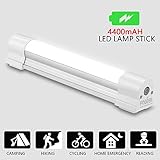 Portable LED Camping lamp, FOGEEK magnetic rechargeable lantern [camping gear][closet light][emergency light] outdoor camping equipment working lights 4400mAh Battery with SOS for Fishing, Hiking