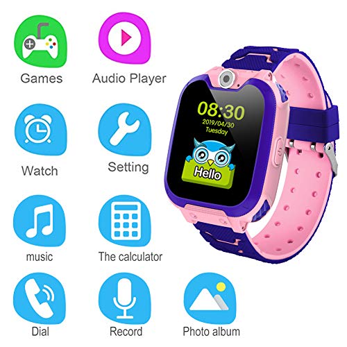 image for Deyawe Kids Smartwatch Phone,Colorful Touch Screen Smartwatch with Cam