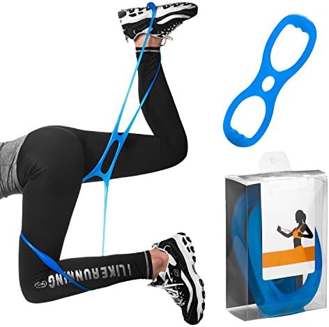 Meigirlxy Booty Workout Mini Exercise Bands Exercise Bands Resistance &amp; Fitness Workout - Physical Therapy Bands Blue, Women Workout Resistance Bands for Legs/Arms/Thigh/Glutes/Butt (Silicone)