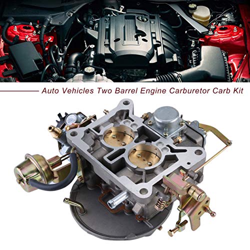 Monllack Carburetor,Auto Vehicles Two Barrel Engine Carburetor Carb Kit Replacement Fit for Ford for Jeep 2100 Cars Accessories