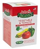 Jobe’s Organics Vegetable & Tomato Fertilizer, 3-1-2 Water Soluble Plant Food Mix with Biozome, 10 oz Box Makes 30 Gallons of Organic Liquid Fertilizer