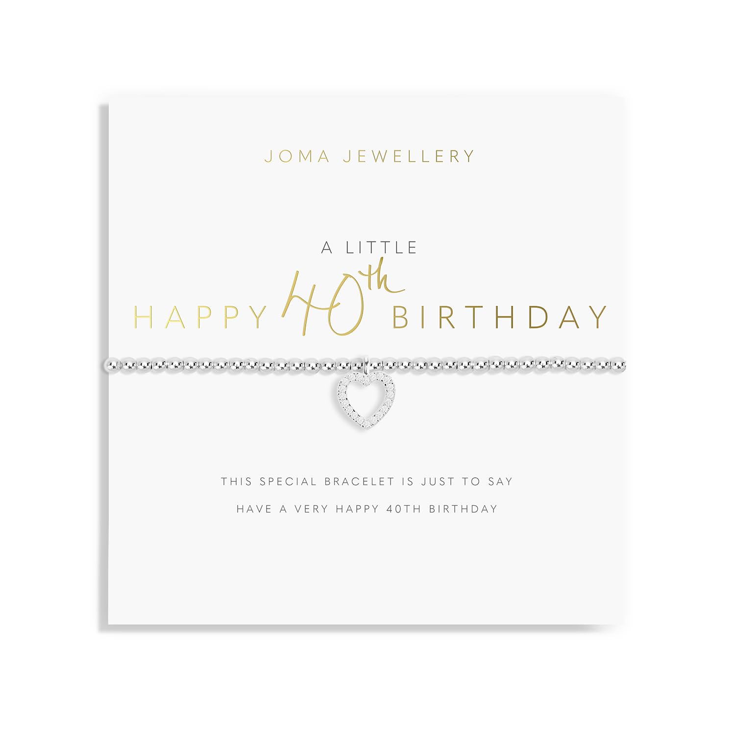 Joma Jewellery A Little 40th Birthday Bracelet — image 1
