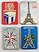 Refrigerator magnets set of 24 Paris Eiffel Tower souvenirs magnetic fridge magnet home decoration accessories arts paste crafts