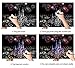 Scratch Art Rainbow Painting Paper, Sketch Pad DIY Night View Scratchboard for Kids & Adults, Engraving Art & Craft Set, Scratch Painting Creative Gift, 16'' x 11.2'' with 3 Tools (Dream Castle)