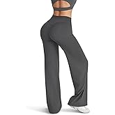 KAIFUYING Wide Leg Leggings Women, High-Waisted Straight Leggings, Casual Pants for Women, Wide Leg Yoga Pants