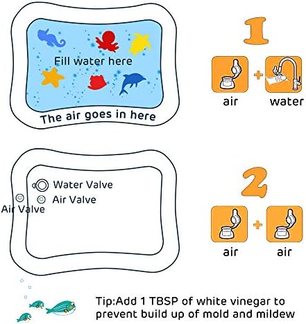 magifire tummy time baby water mat