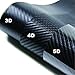 TCBunny 3D Carbon Fiber Vinyl Film Wrap Sticker Sheet, Black - 12 Inch x 60 Inch