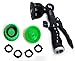 RAAYA GARDEN HOSE NOZZLE sprayer Swivel wand - Heavy Duty 9 Adjustable Pattern Pistol Grip Back & Front Trigger, Flow Control, Ergonomic, Watering & Cleaning: Car, Lawn, Pets – Maximum Satisfaction