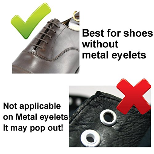 Silkies No tie shoelaces for dress shoes silicone elastic shoe strings