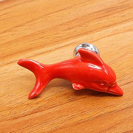 Cabinet Pulls Children Drawer Handles Fish Shape Furniture