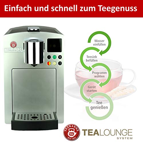 TEEKANNE Pro Edition Kapselmaschine für Tee und Kaffee, Multifunktionale Maschine, inkl 2 Doppelwandige Gläser im Wert… – Bild 3