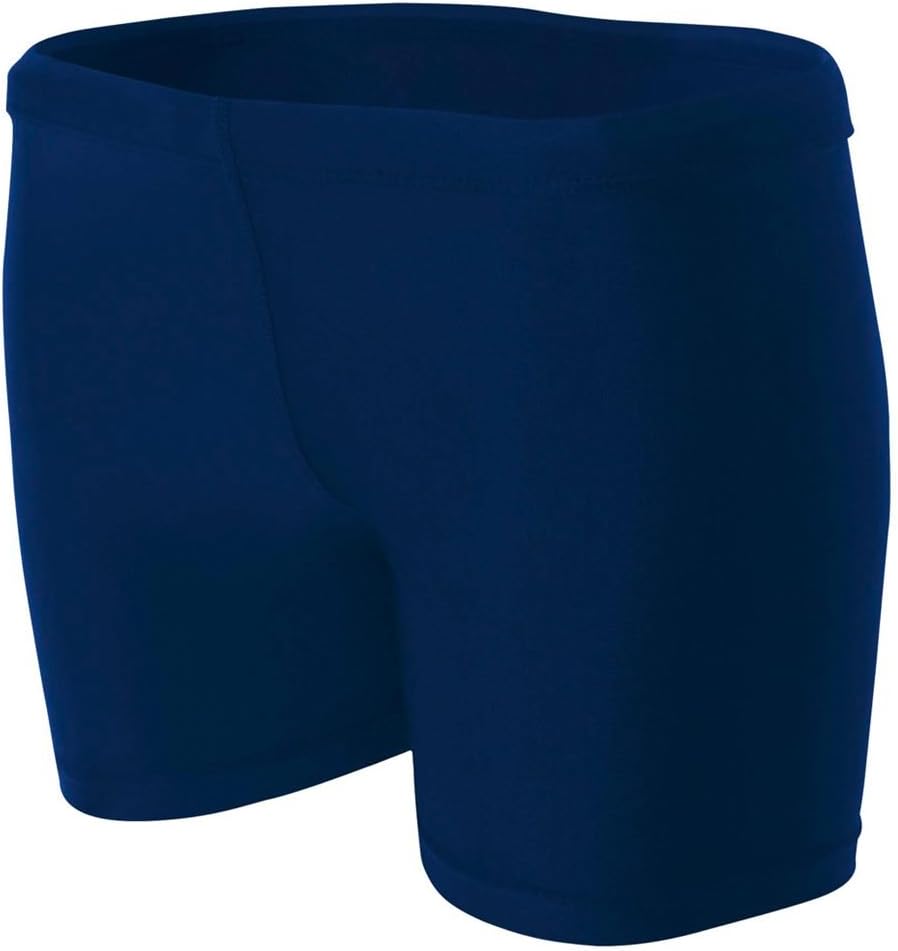 Women's Volleyball 4" Competitive Spandex Shorts (Ladies XS - 2XL, 5 Colors)