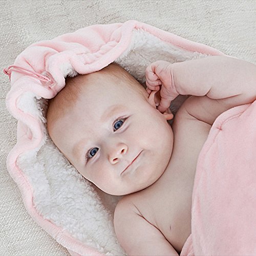 Popular Baby Sleepsack Winter Outdoor Sleepwear Robes Lovely Bag Newborn Sacks Infant Sleeping Bag Swaddling Blanket,Pink Color For 0-12 Months Newborn Kids