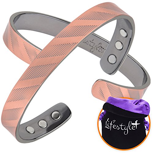 Pure copper magnetic bracelet - women & men - arthr…