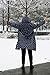 Rain Coat,Waterproof Raincoat,Portable Rain Poncho for Unisex,Women Polka Dot with Pockets (Navy)