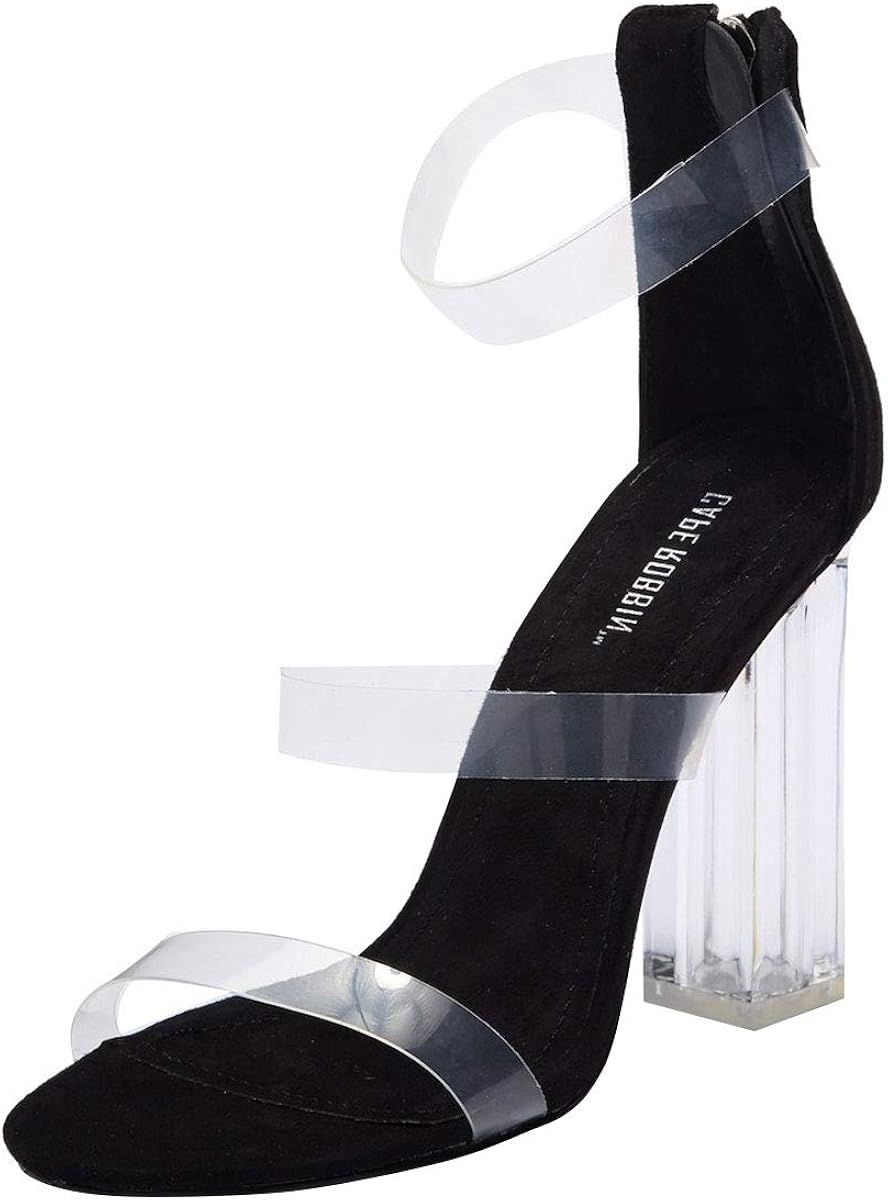 lucite heel shoes