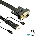 HDMI to VGA, Benfei Active HDMI to VGA with Audio Gold-Plated Cord Adapter for Laptop, Xbox 360 One, PS4 PS3