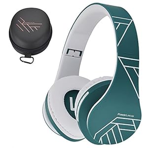 PowerLocus-Bluetooth-Over-Ear-Headphones-Wireless-Stereo-Foldable-Headphones-Wireless-and-Wired-Headsets-with-Built-in-Mic-Micro-SDTF-FM-for-iPhoneSamsungiPadPC-Ocean-BlueWhite PowerLocus Bluetooth Over-Ear Headphones, Wireless Stereo Foldable Headphones Wireless and Wired Headsets with Built-in…