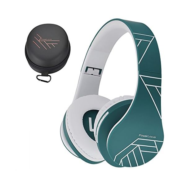 PowerLocus Bluetooth Over-Ear Headphones, Wireless Stereo Foldable Headphones Wireless and Wired Headsets with Built-in…