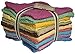 Washcloths, 12 Pack, 100% Cotton wash Cloth, Extra Soft, Highly Absorbent, Machine Washable Size 12