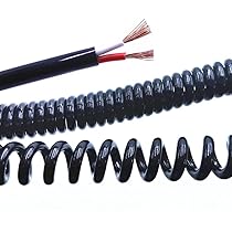 Câble Télescopique En Spirale à Ressort Orange, Fil Rétractable, 2