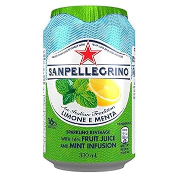 San Pellegrino Sparkling Fruit Drinks Limone E Menta 6 X 330ml Pack Of 4 X 6x330ml Amazon De Baby