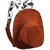 Deermisu Cowboy Hat Backpack，Cosplay Toy Costume Backpacks with Adjustable Length Shoulder Strap,Bag for Birthday Party Gift(Brown)