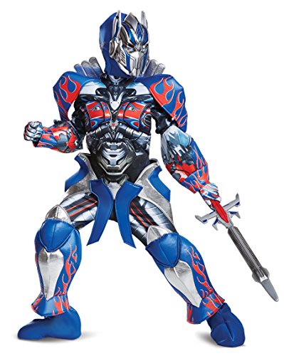 Megatron Adult Costumes - Disguise Optimus Prime Movie Prestige Costume, Blue, Small