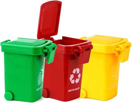 Sinmova Kinder Spielzeug Mulltonnen Fur Mullauto Tragheits Mull Lkw Spielzeug Kipper 3pcs Amazon De Spielzeug