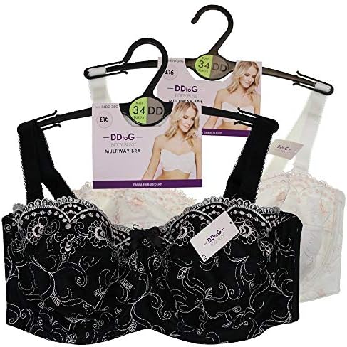 Ladies BHS Body Bliss Multiway Embroidered Bra